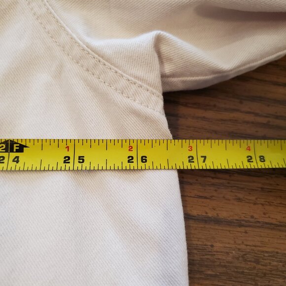 Levi's Off White Loose Fit 100% cotton men's shirt-Sz Large - Picture 7 of 8